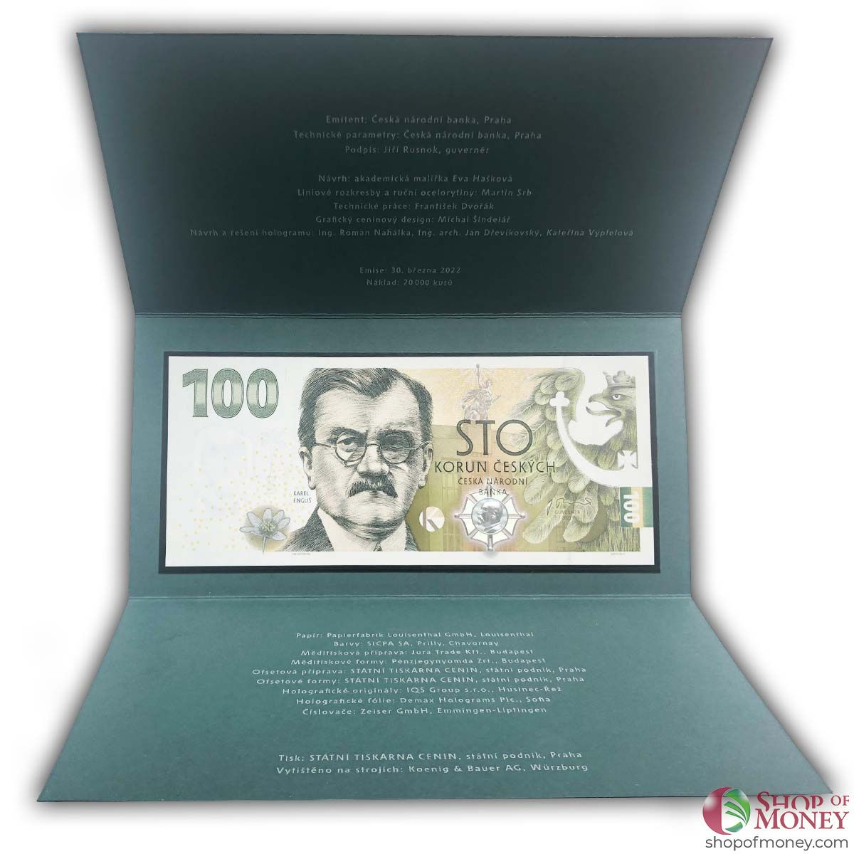 ЧЕХИЯ 100 КРОН (В БУКЛЕТЕ)