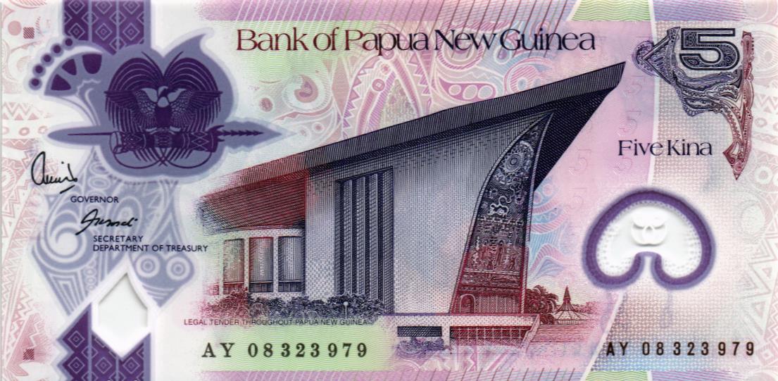 ПАПУА-НОВАЯ ГВИНЕЯ 5 КИНА
