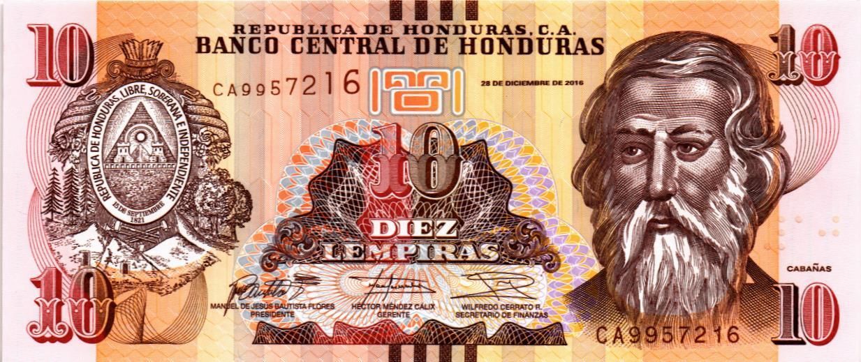 ГОНДУРАС 10 ЛЕМПИР мини 1