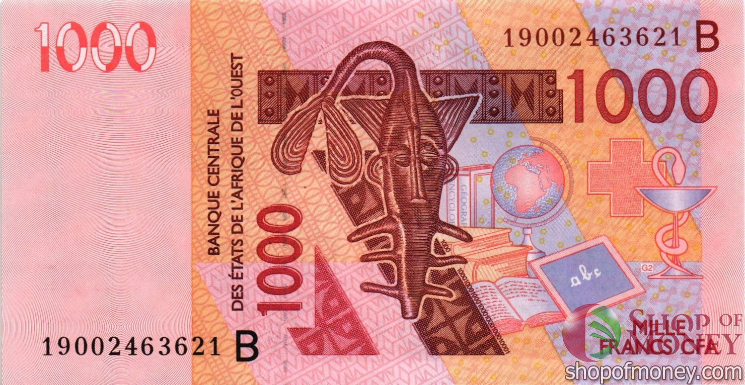 БЕНИН 1000 ФРАНКОВ