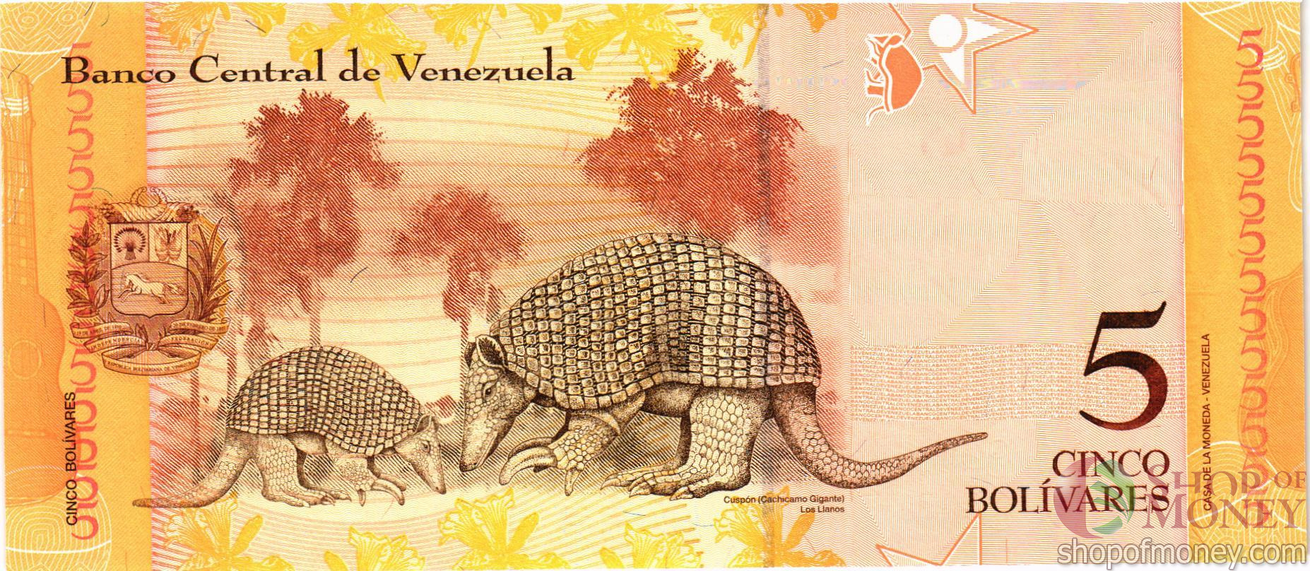 ВЕНЕСУЭЛА 5 БОЛИВАР мини 2