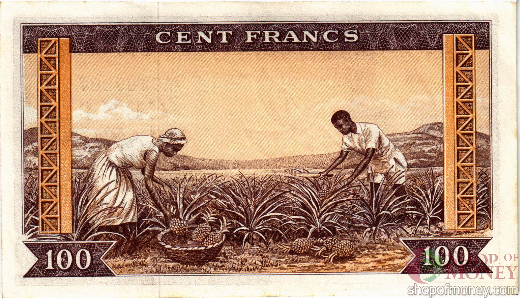 ГВИНЕЯ 100 ФРАНКОВ мини 2