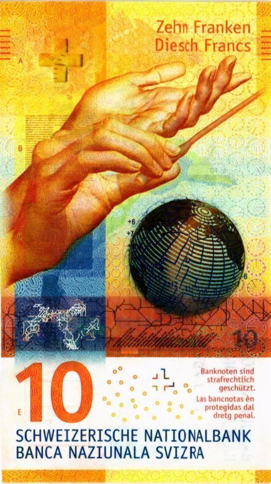 ШВЕЙЦАРИЯ 10 ФРАНКОВ мини 1