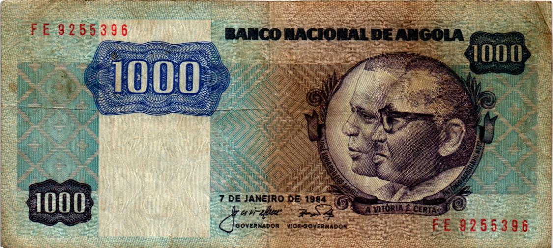 АНГОЛА 1000 КВАНЗА