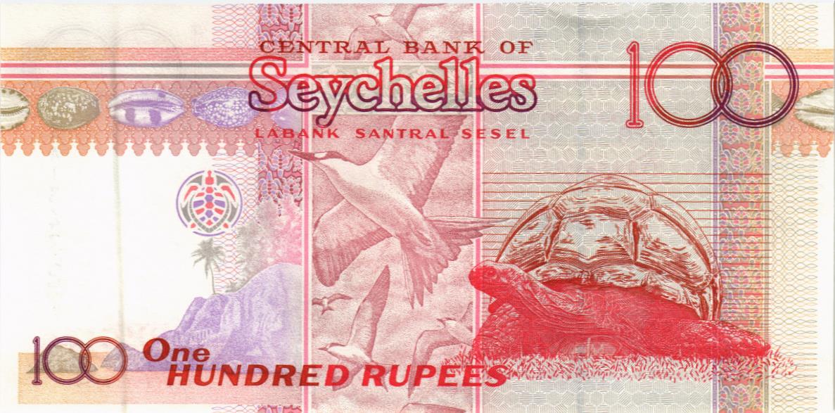 СЕЙШЕЛЬСКИЕ ОСТРОВА 100 РУПИЙ (-AA-) мини 2