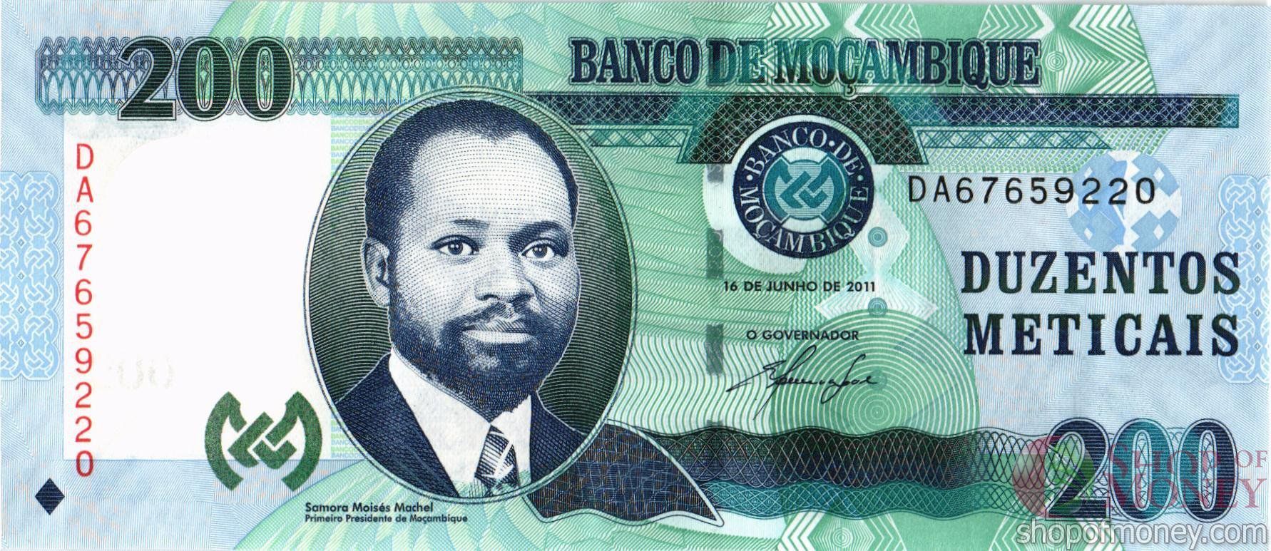 МОЗАМБИК 200 МЕТИКАЛЬ мини 1