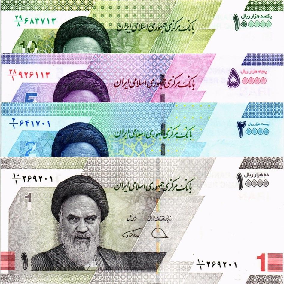 ИСЛАМСКАЯ РЕСПУБЛИКА НАБОР 1 2 5 10 ТУМАНОВ мини 1