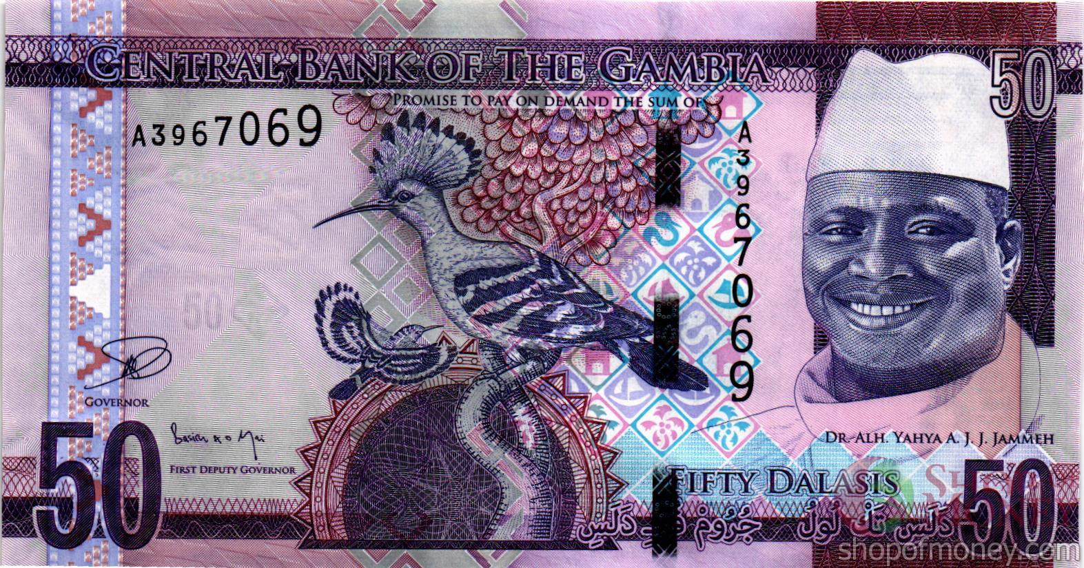 ГАМБИЯ 50 ДАЛАСИ мини 1