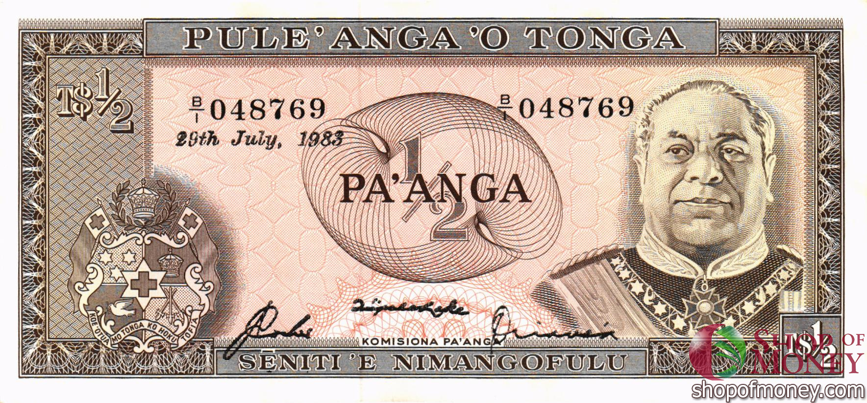 ТОНГА 1/2 ПААНГА мини 1