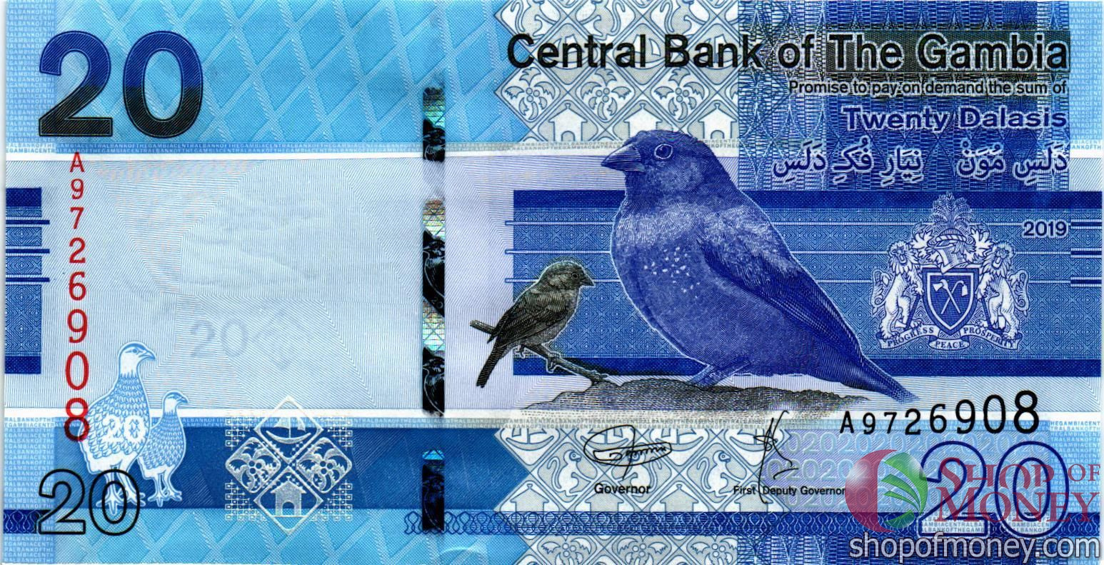 ГАМБИЯ 20 ДАЛАСИ