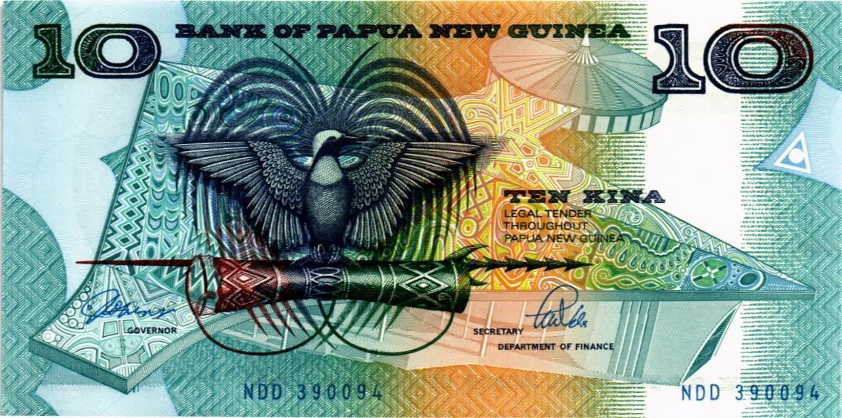ПАПУА-НОВАЯ ГВИНЕЯ 10 КИНА мини 1