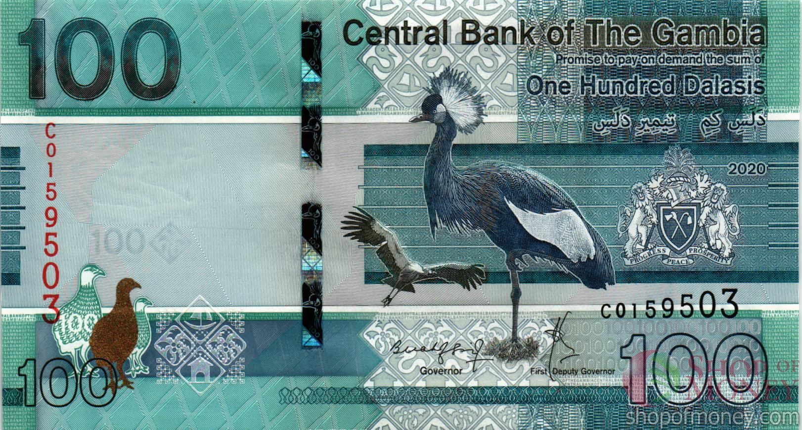 ГАМБИЯ 100 ДАЛАСИ