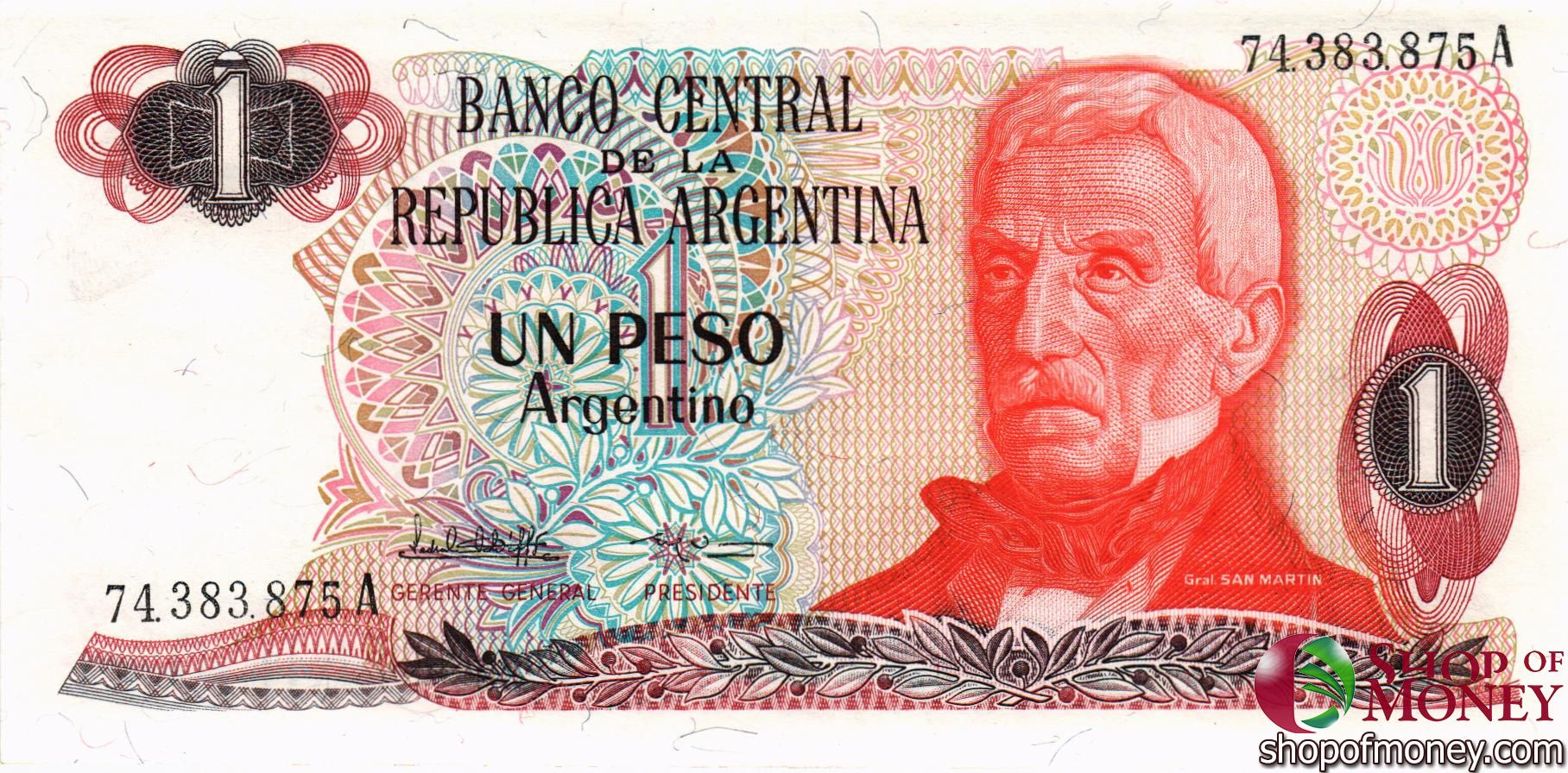 АРГЕНТИНА 1 ПЕСО мини 1