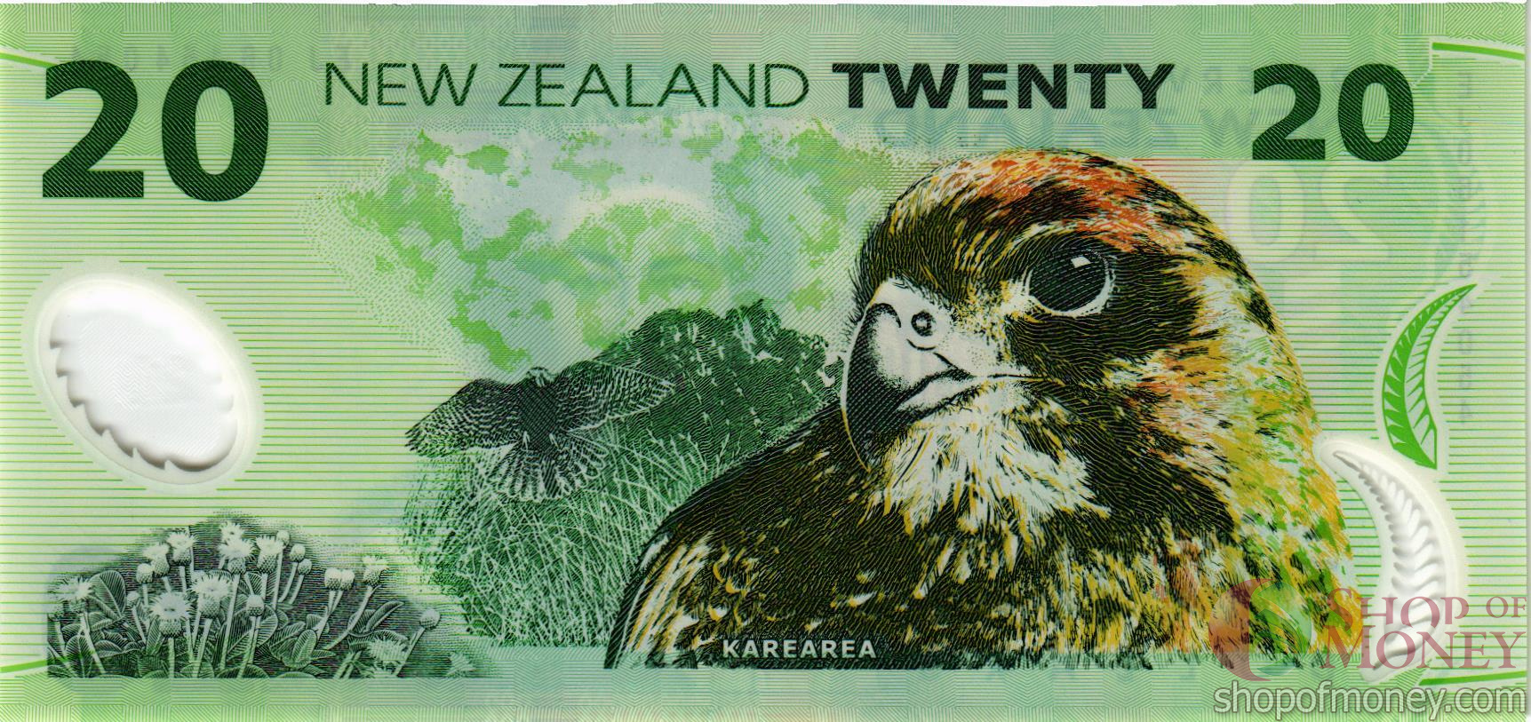 НОВАЯ ЗЕЛАНДИЯ 20 ДОЛЛАРОВ мини 2