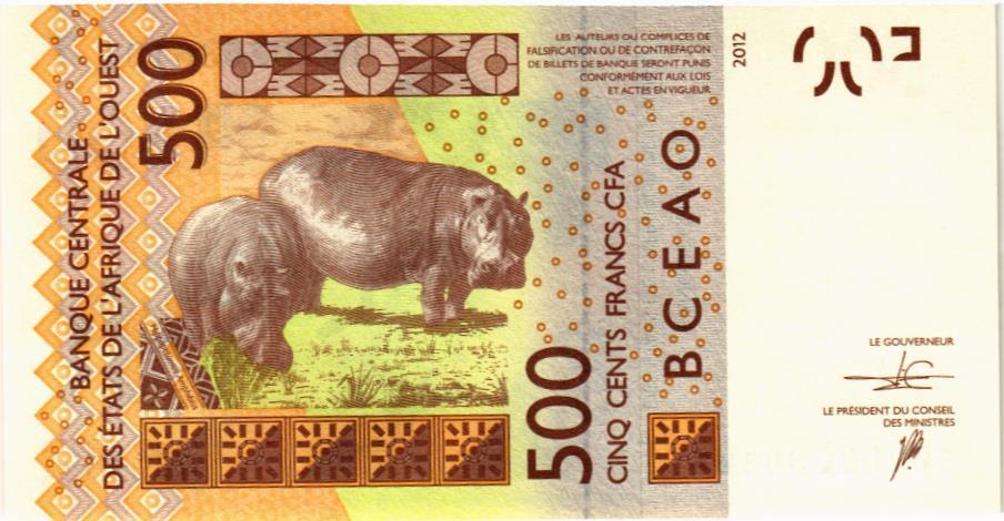 WAS - ТОГО 500 ФРАНКОВ (T) мини 2