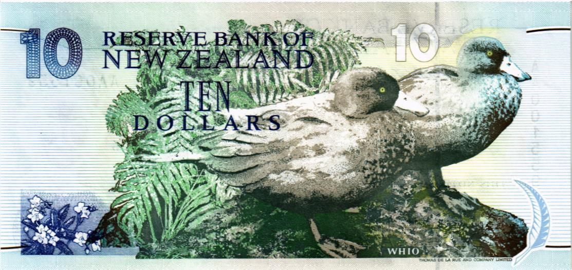 НОВАЯ ЗЕЛАНДИЯ 10 ДОЛЛАРОВ usd (-AA-) мини 2