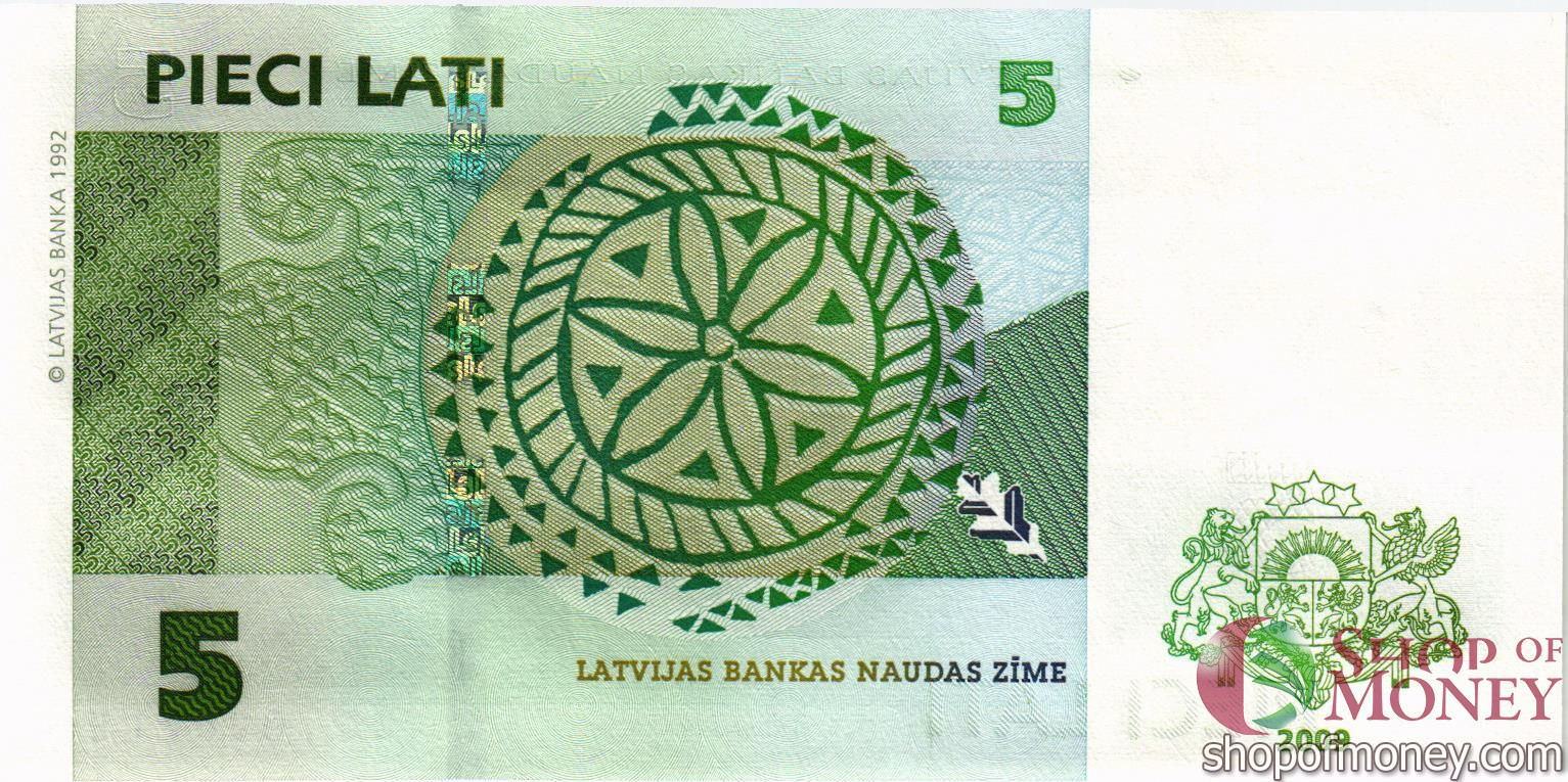 ЛАТВИЯ 5 ЛАТ мини 2