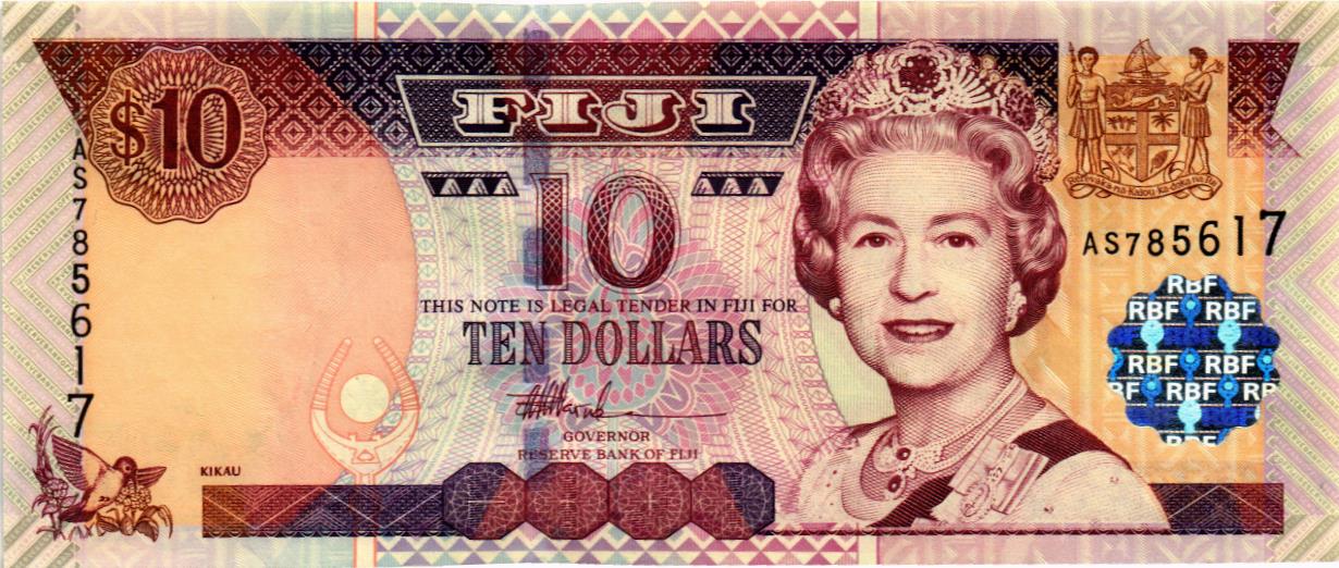 ФИДЖИ 10 ДОЛЛАРОВ мини 1