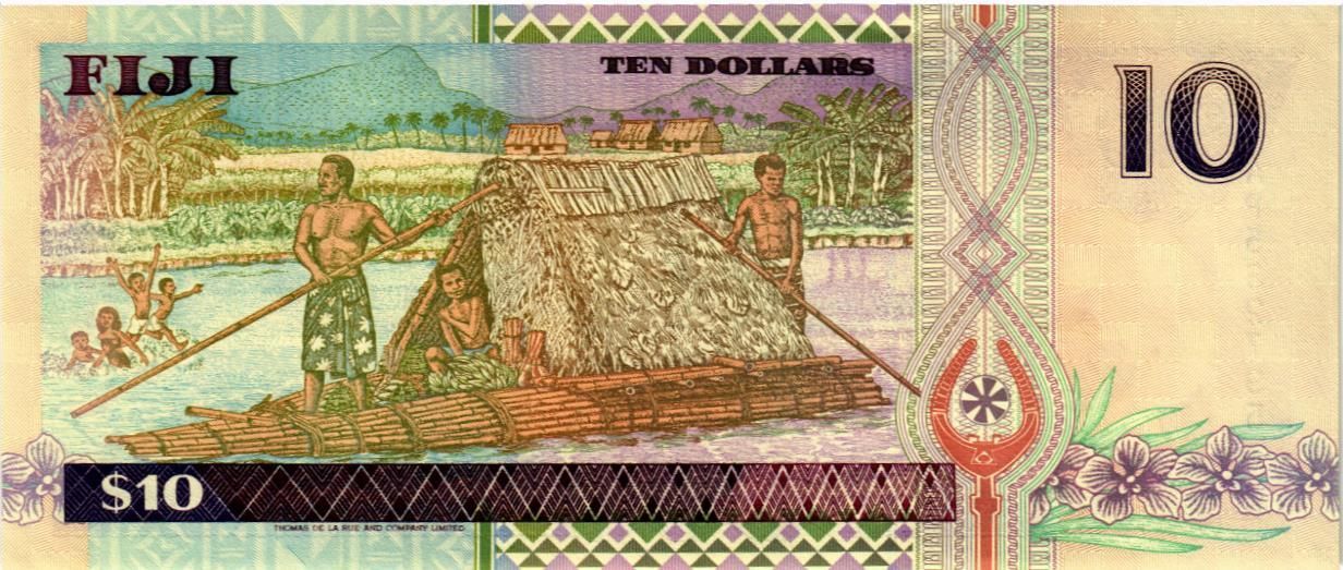 ФИДЖИ 10 ДОЛЛАРОВ мини 2