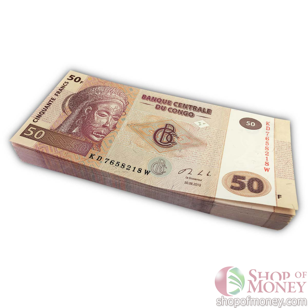 КОНГО ДР 50 ФРАНКОВ (100 БАНКНОТ)