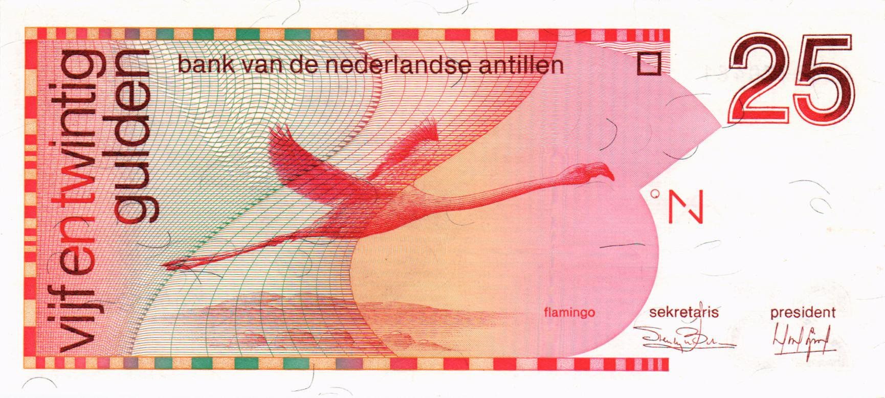 НИДЕРЛАНДСКИЕ АНТИЛЬСКИЕ ОСТРОВА 25 ГУЛЬДЕНОВ
