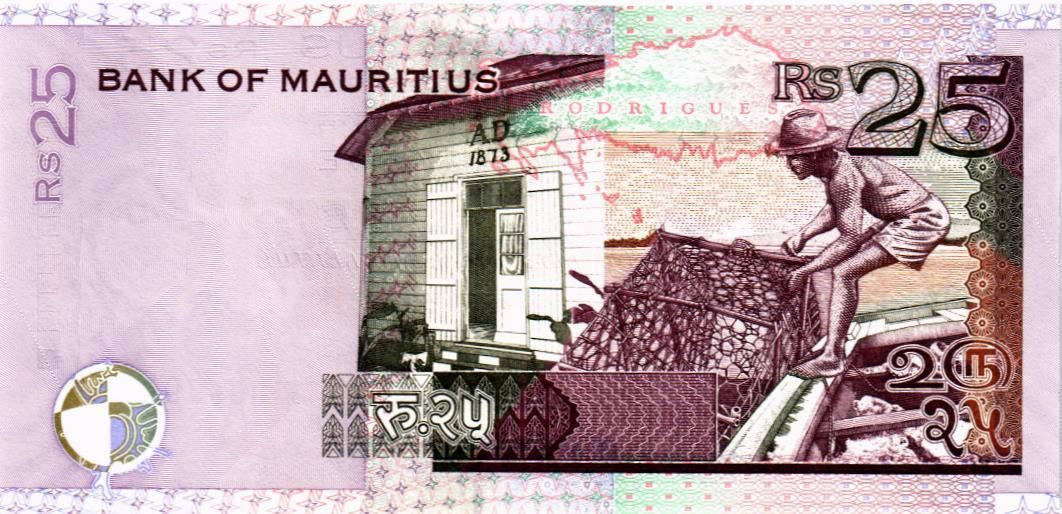МАВРИКИЙ 25 РУПИЙ мини 2