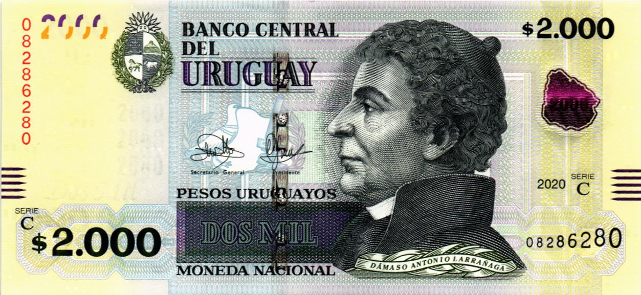 УРУГВАЙ 2000 ПЕСО мини 1