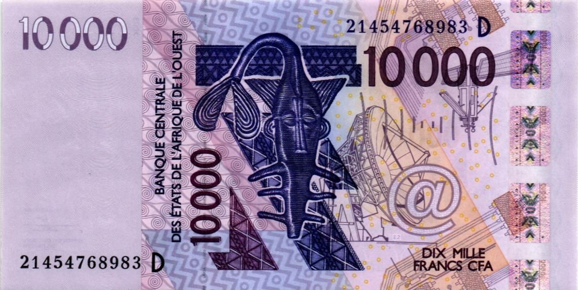WAS - МАЛИ 10000 ФРАНКОВ (D)