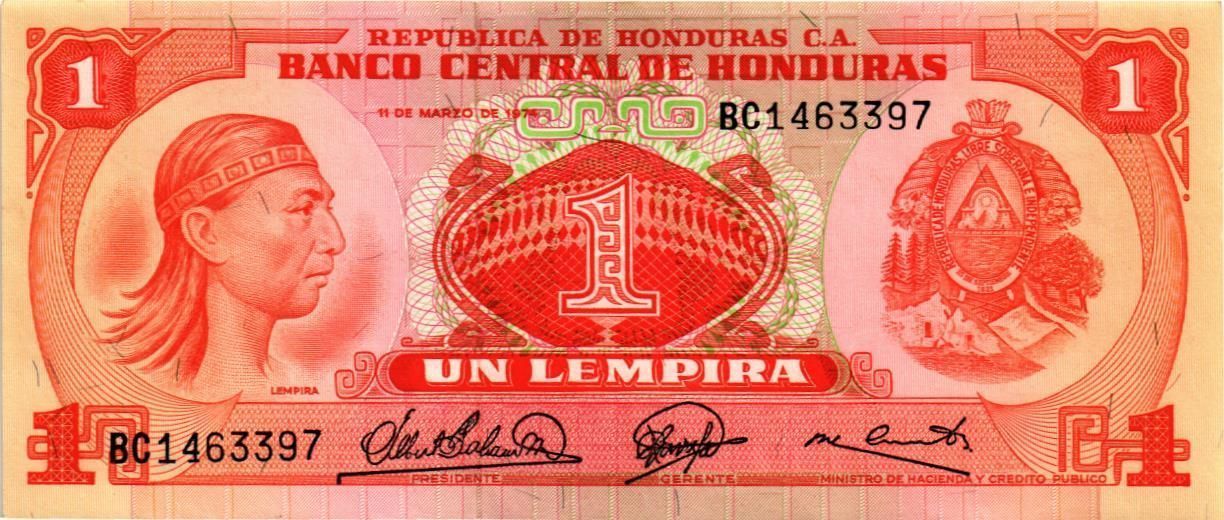 ГОНДУРАС 1 ЛЕМПИРА