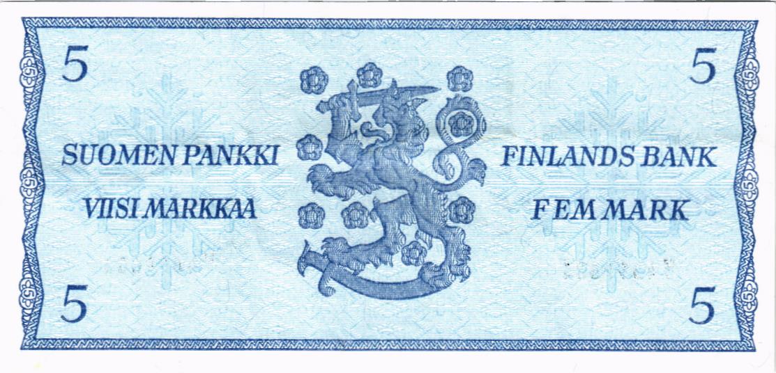 ФИНЛЯНДИЯ 5 МАРОК (Litt. B) мини 2