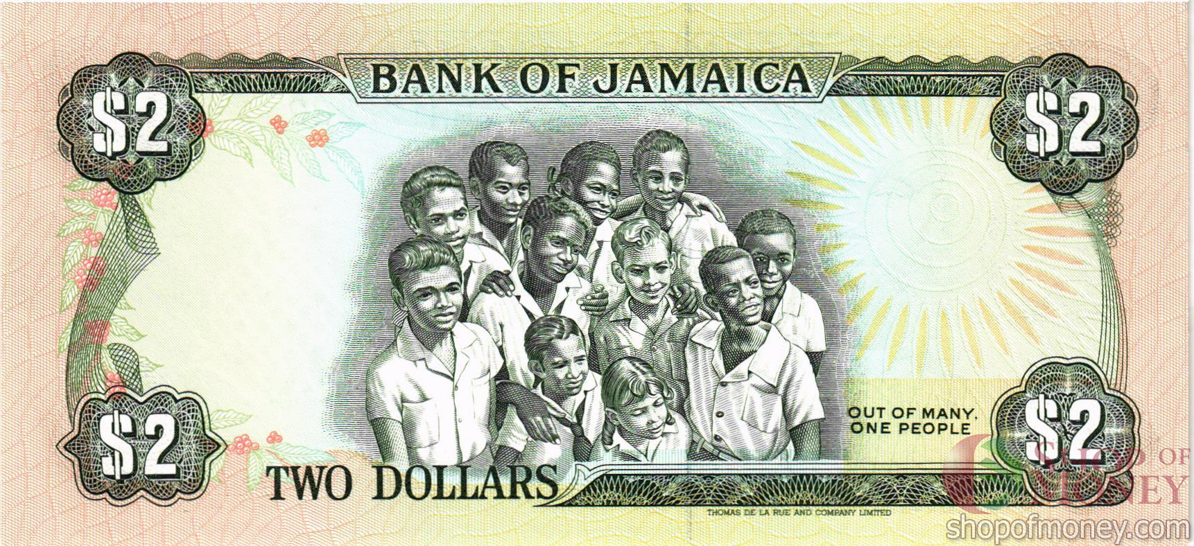 ЯМАЙКА 2 ДОЛЛАРА (#HH 122222) мини 2