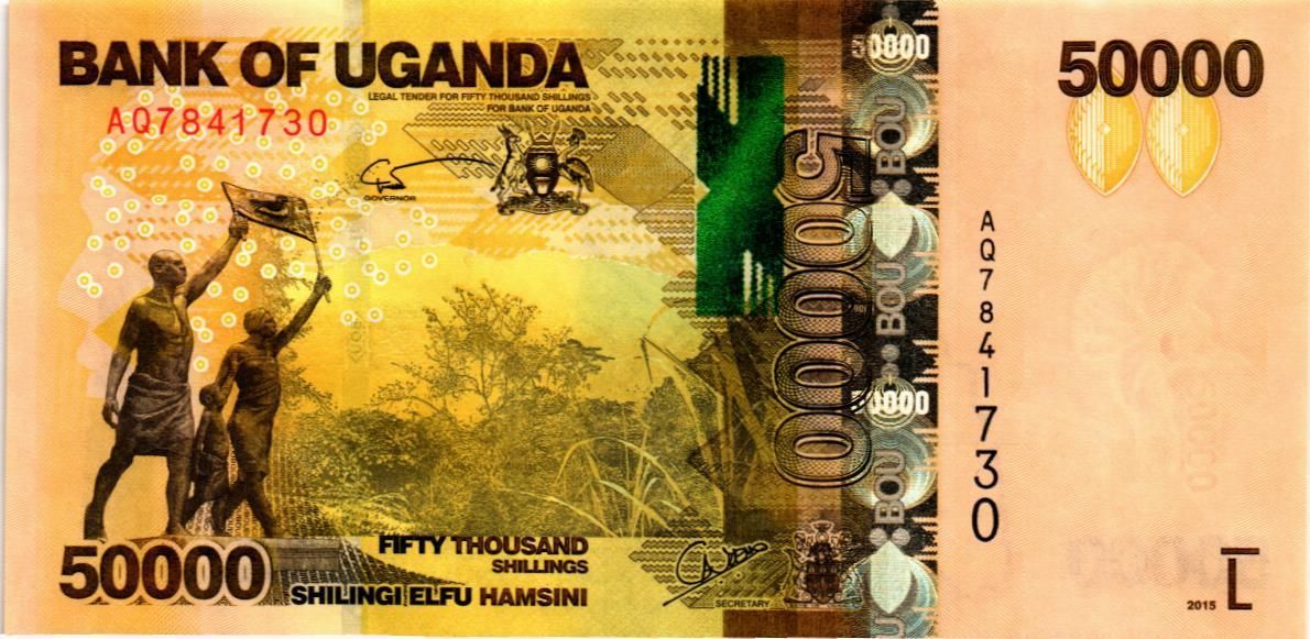 УГАНДА 50000 ШИЛЛИНГОВ