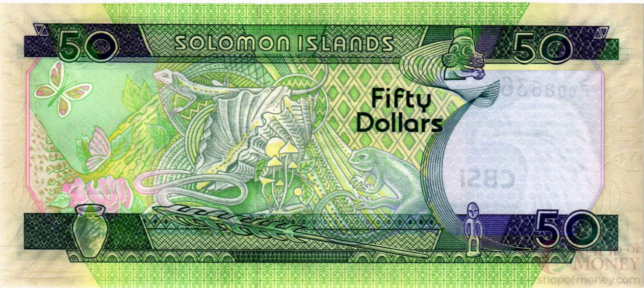 СОЛОМОНОВЫ ОСТРОВА 50 ДОЛЛАРОВ мини 2
