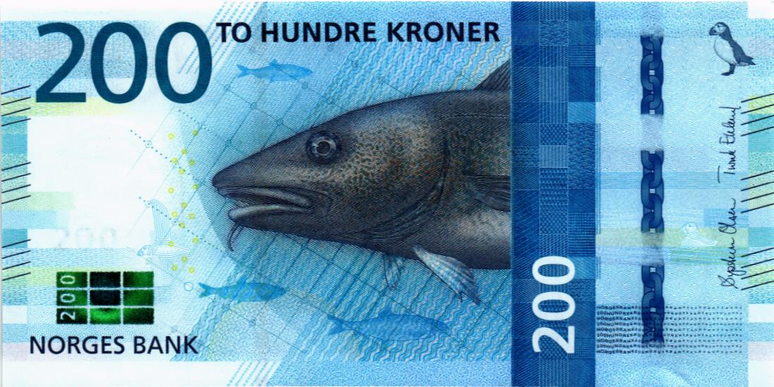 НОРВЕГИЯ 200 КРОН мини 1