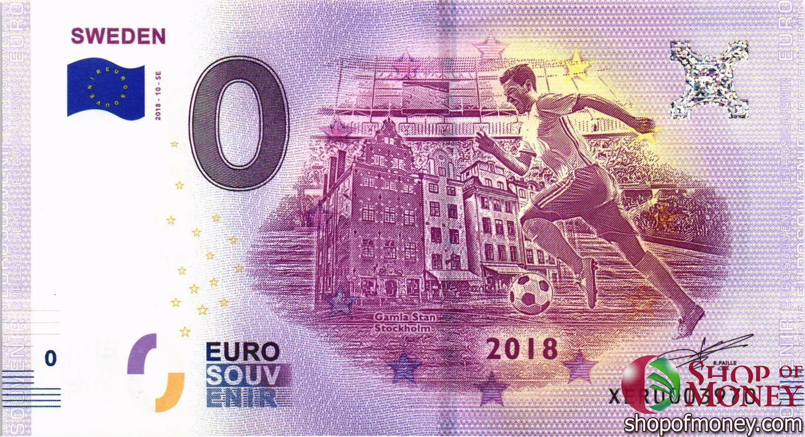 SWEDEN 0 ЕВРО мини 1