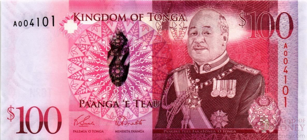 ТОНГА 100 ПААНГА