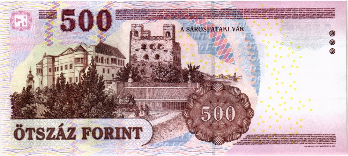 ВЕНГРИЯ 500 ФОРИНТОВ мини 2