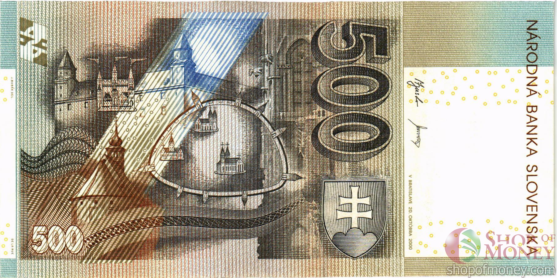 СЛОВАКИЯ 500 КРОН мини 2