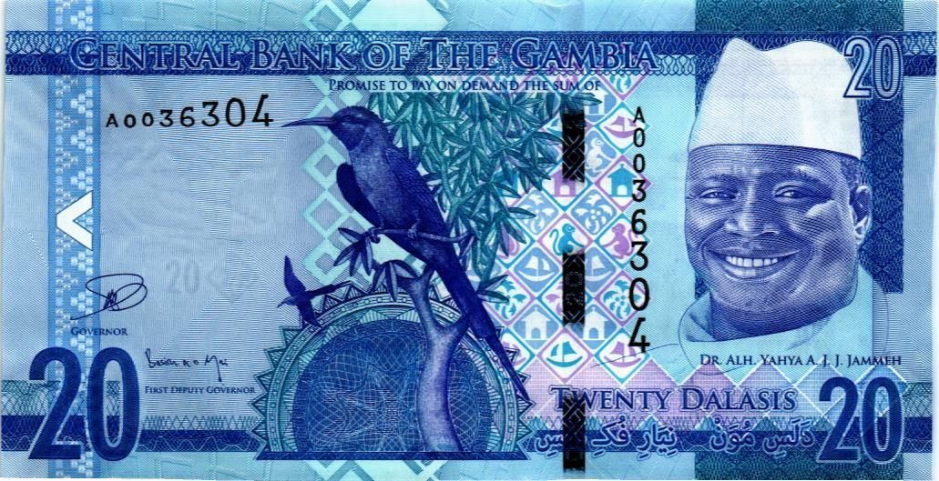 ГАМБИЯ 20 ДАЛАСИ мини 1