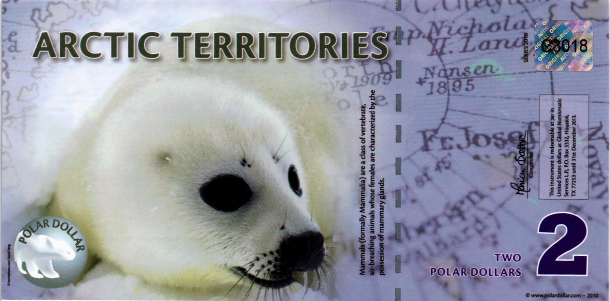 АРКТИЧЕСКИЕ ТЕРРИТОРИИ 2 ДОЛЛАРА