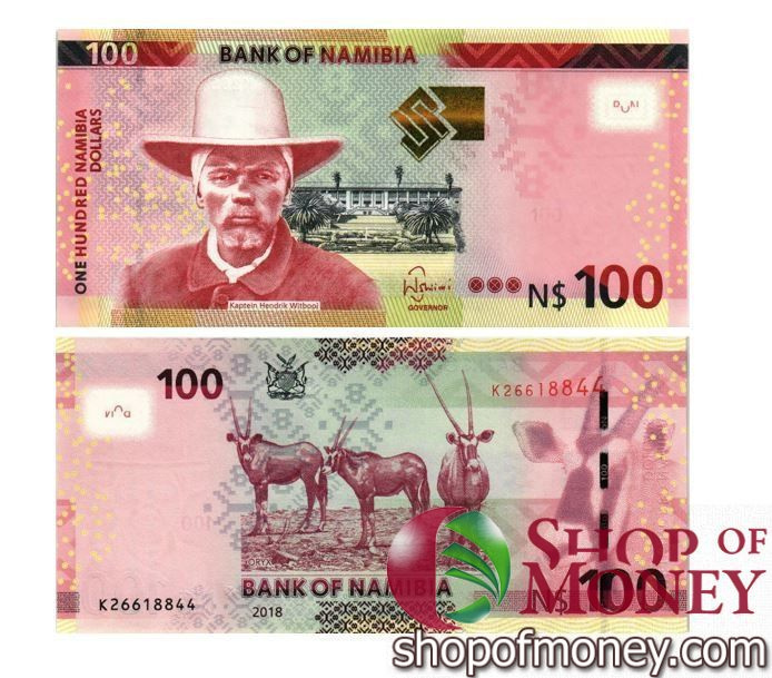НАМИБИЯ 10 20 30 50 100 200 ДОЛЛАРОВ мини 4