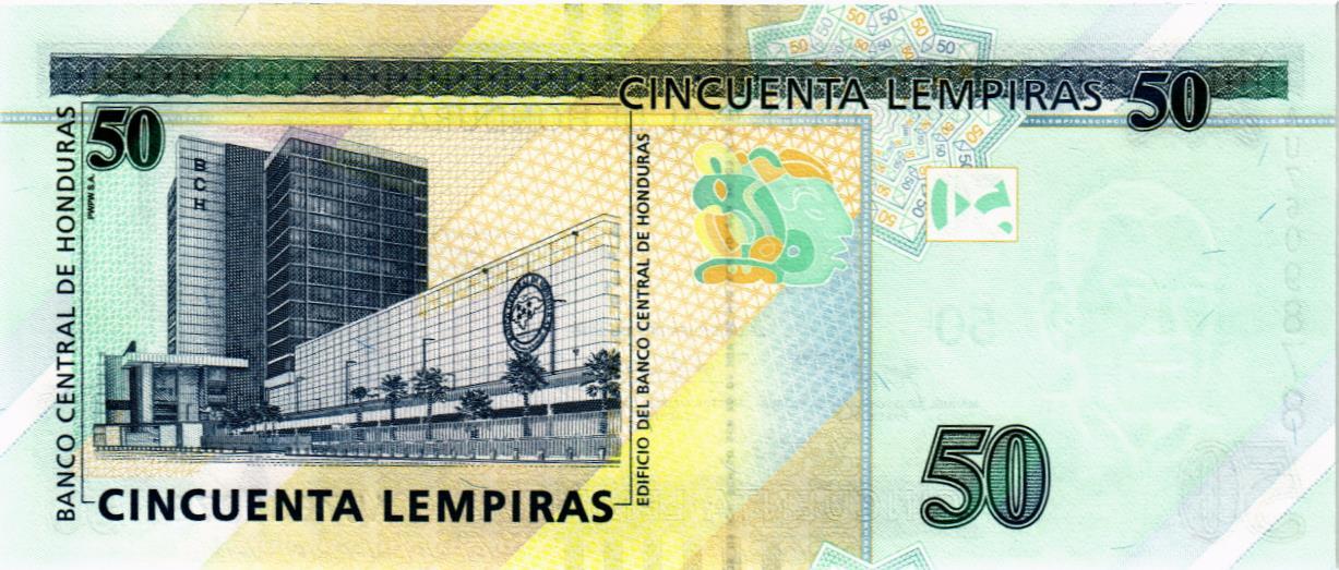 ГОНДУРАС 50 ЛЕМПИР мини 2