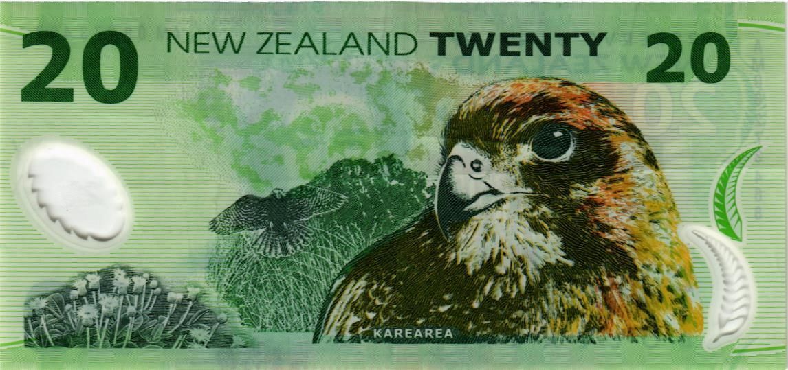 НОВАЯ ЗЕЛАНДИЯ 20 ДОЛЛАРОВ мини 2