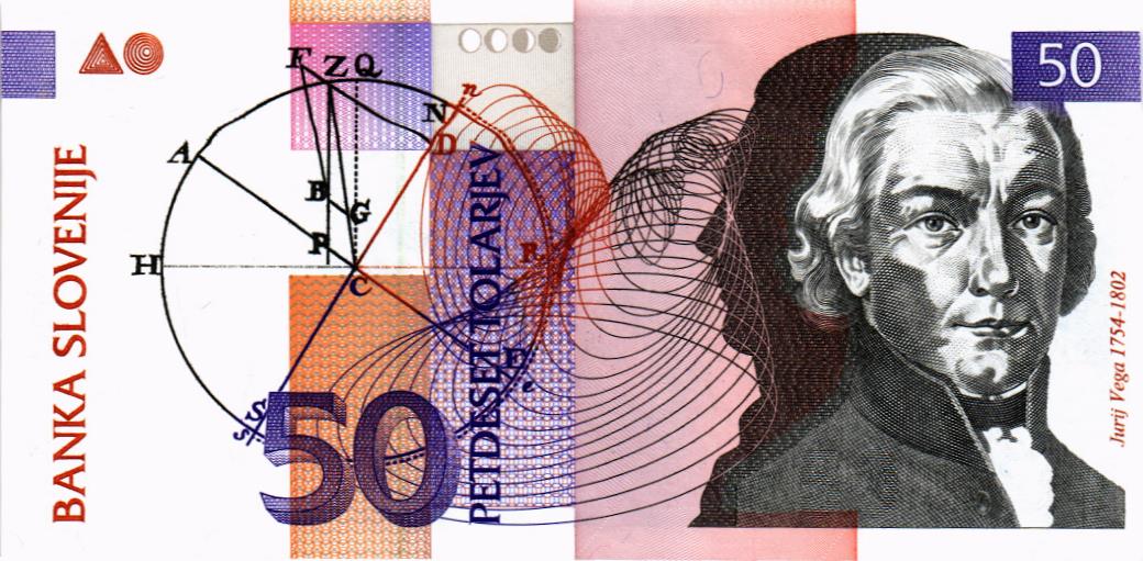 СЛОВЕНИЯ 50 ТОЛАРОВ мини 1