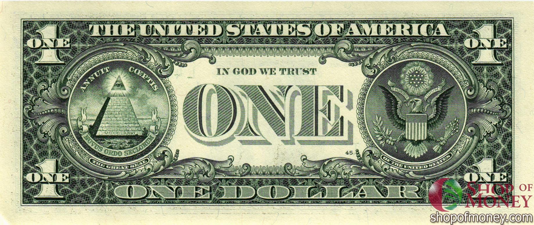 США 1 ДОЛЛАР (L-Сан-Франциско) мини 2