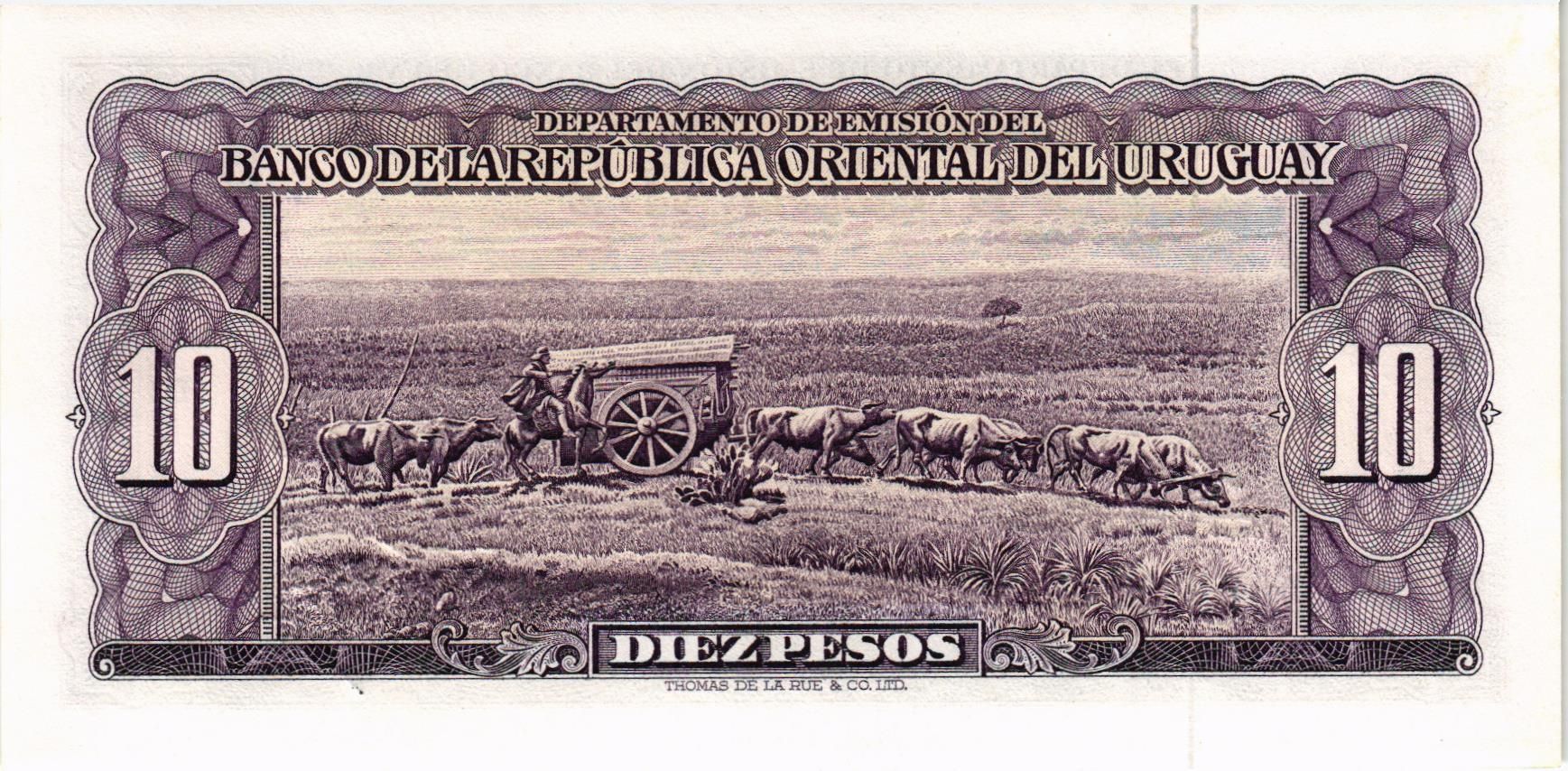 УРУГВАЙ 10 ПЕСО мини 2