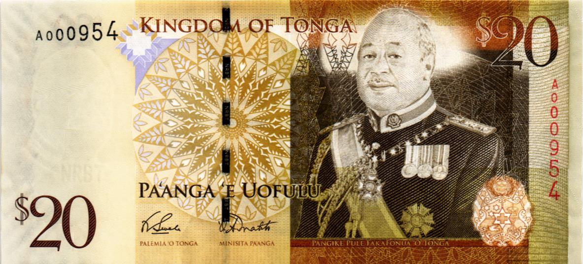 ТОНГА 20 ПААНГА