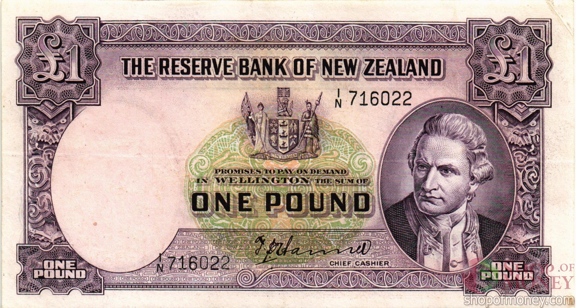 НОВАЯ ЗЕЛАНДИЯ 1 ФУНТ