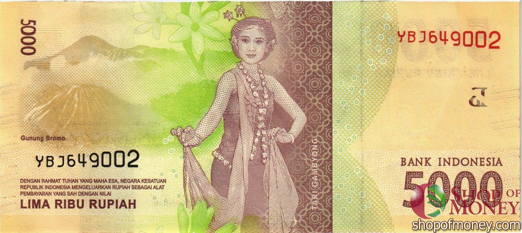 ИНДОНЕЗИЯ 5000 РУПИЙ мини 4