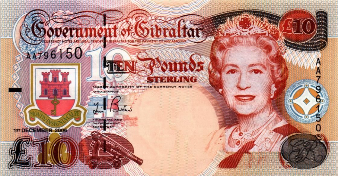 ГИБРАЛТАР 10 ФУНТОВ (-AA-) мини 1